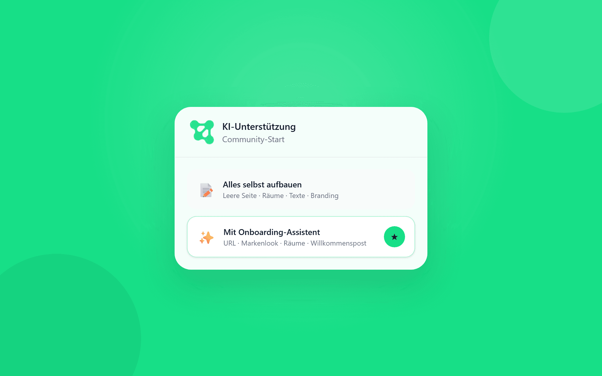 Community schneller starten mit KI