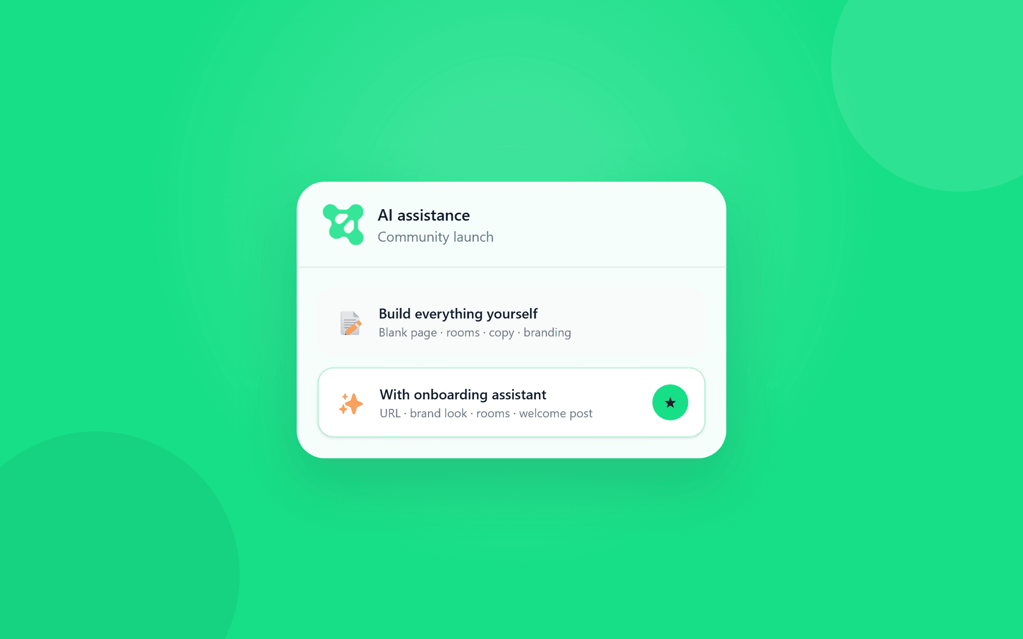 Launch your community faster with AI