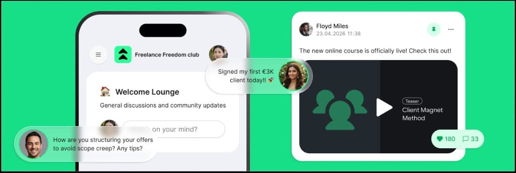 foroom community chat with discussions and posts