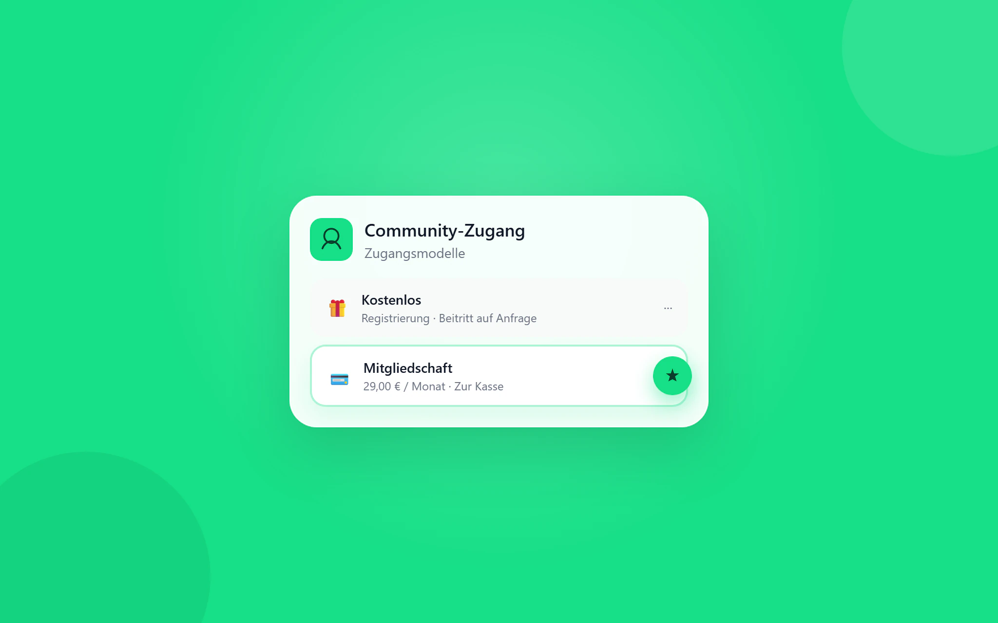 Community kostenlos oder kostenpflichtig anbieten – so richtest du den Zugang ein