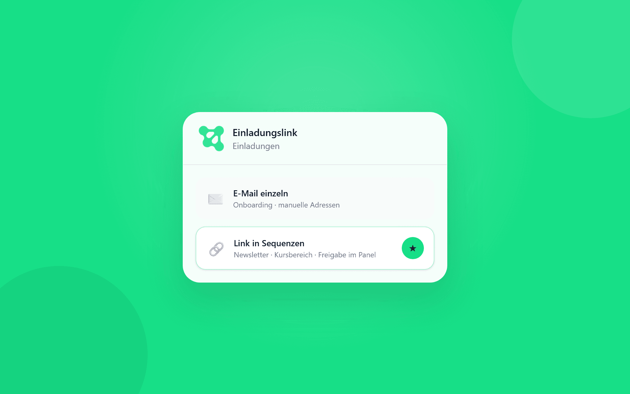 Lade neue Mitglieder mit einem Link ein – statt jeden einzeln