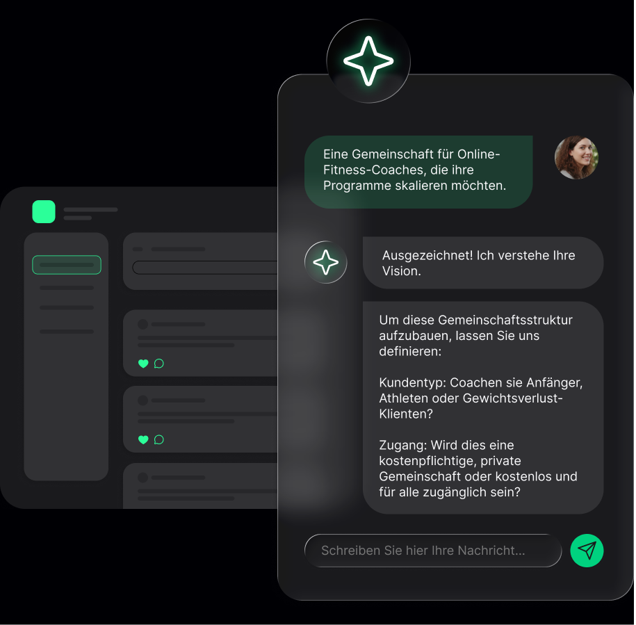 foroom-KI-Assistent richtet im Chat in Minuten eine Community ein
